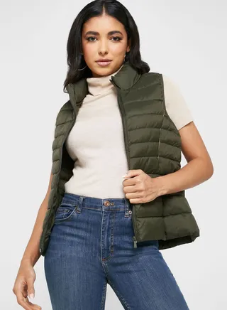 High Neck Puffer Coat