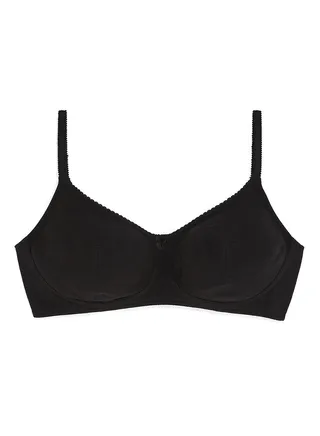 Slim Fit Bra Black 