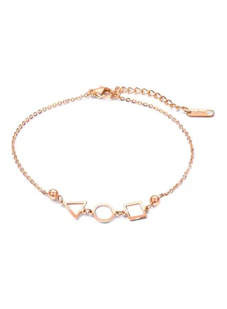 Rose Gold Plated Anklet 