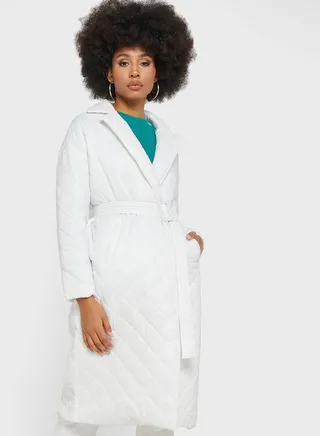 Belted Padded Coat 