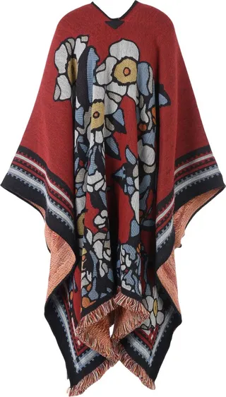 Capes & Ponchos Brick Red
