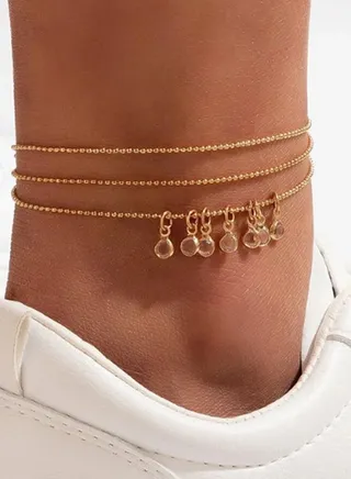 Fashion Multi layered Chain Anklet 