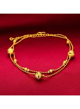 Gold alternative anklet 