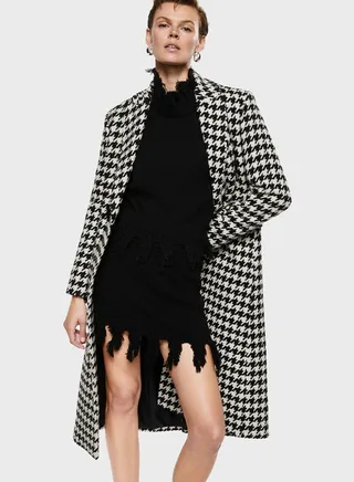 Printed Longline Coat 