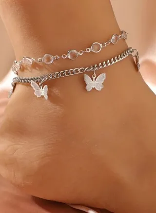 Fashion Multi layered Chain Anklet 
