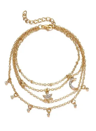 Multi-Layered Anklet 