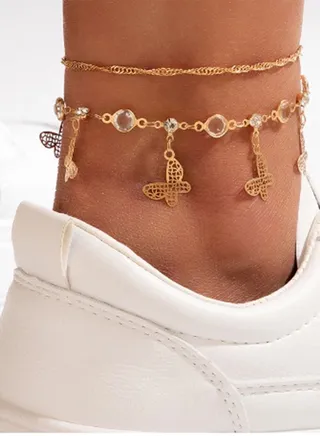 Fashion Multi layered Chain Anklet 