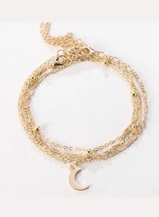 Fashion Multi layered Chain Anklet 