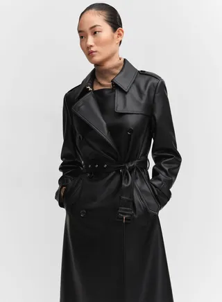 Longline Trench Coat 