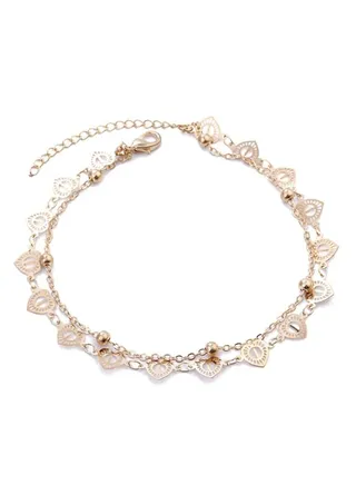 Metal Tortoise Charm Anklet 