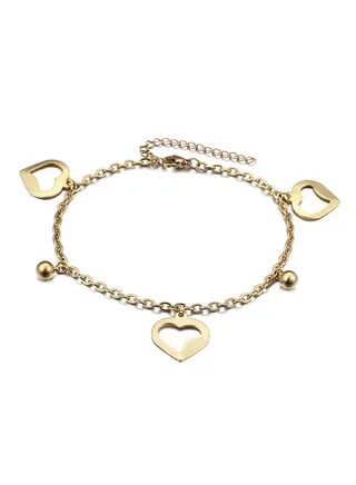 Heart Charm Anklet 