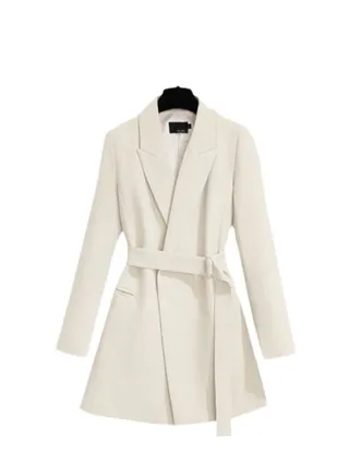 New High-End Stylish Slim Fitting Waistband Coat 