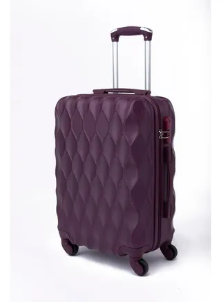 Cabin Carry Check-In Luggage Trolley Size 20 inch Red 