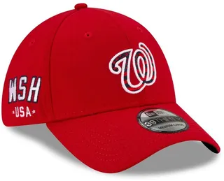 Men's Red Washington Nationals 4th of July 39THIRTY Flex Hat