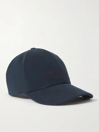 Logo-Embroidered Cashmere and Silk-Blend Baseball Cap