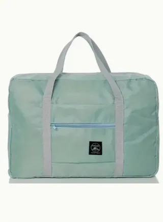 Large Capacity Zipper Travel Bag, Lightweight Foldable Suitcase, Portable Airplane Bag (SKY BLUE) 