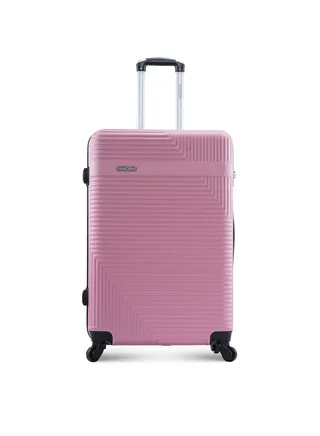 Lightweight ABS Hard Side Spinner Medium Checked In Luggage Trolley Bag with Lock 