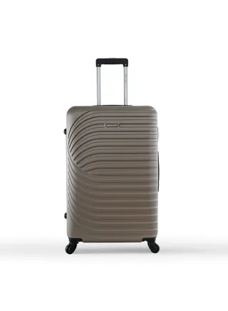 Lightweight 1 piece Single Size ABS Hard side Small Cabin Carry Travel Luggage Trolley Bag with Lock 