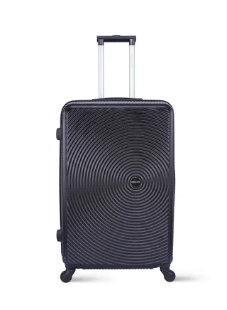 Astro Cabin Size ABS Hardside Spinner Luggage Trolley 20 Inch Black 