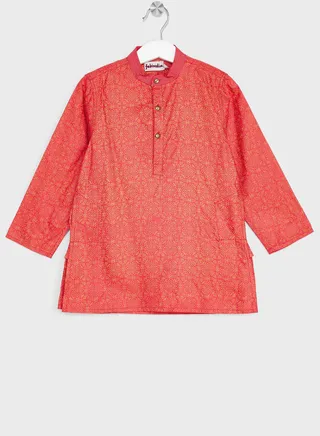 Kids Printed Long Kurta 
