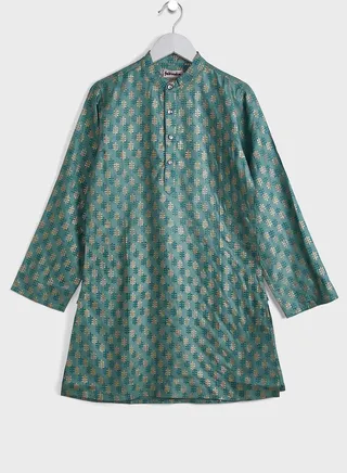 Kids Printed Long Kurta 