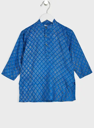 Kids Printed Kurta 
