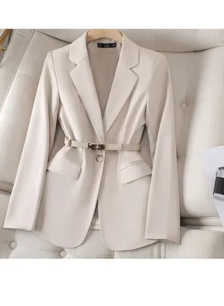 New Fashion Celebrity Light Luxury Style Sequin Suit Coat 