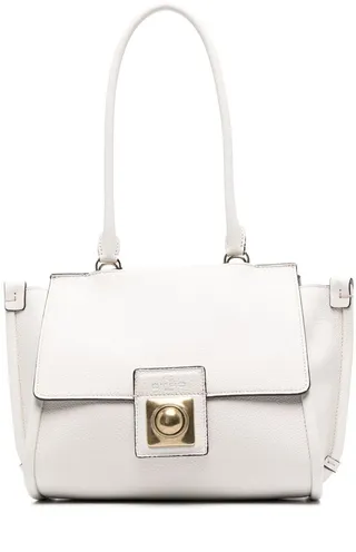 Crown Me debossed-logo tote bag