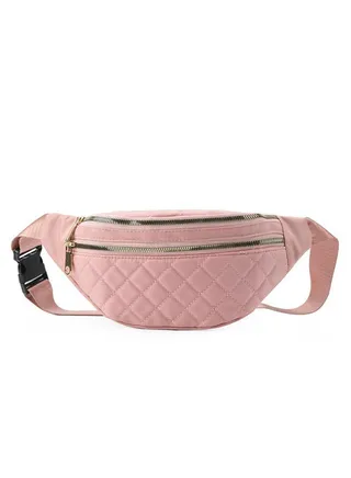 2022 new men's and women's waist bag Korean version embroidery thread shoulder Messenger bag outdoor sports multi-functional chest bag 