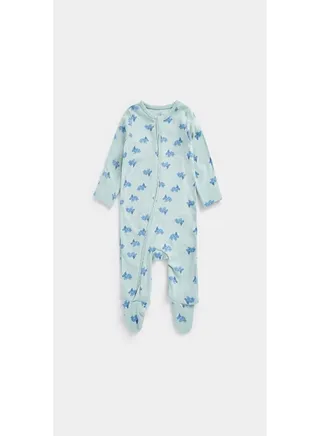 Dino Zip Up Sleepsuit 