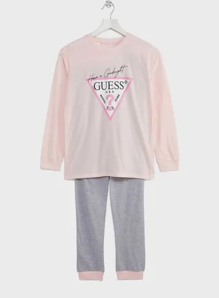 Kids Logo T-Shirt & Pant Set 