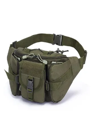 5L Tactical Waist Bag Sling Molle Waterproof Fanny Bags Hiking Fishing Sport Hunting Camping Sports Belt Pack Waist Bag XA517WA 