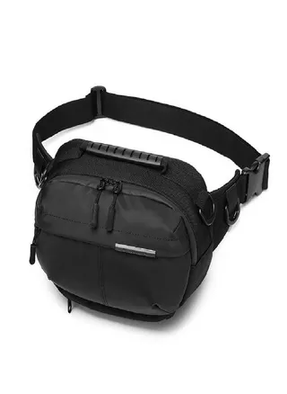 OZUKO New Waist Bag Outdoor Large Capacity Men's Satchel Sports Leisure Multifunctional Chest Bag Waist Bag 