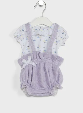 Infant Printed T-Shirt & Knicker Set 