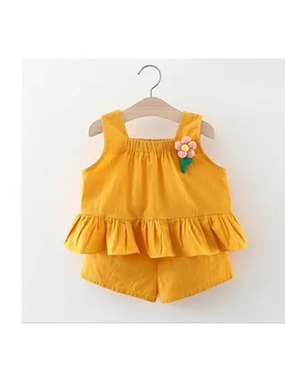 New Sleeveless Vest Two-Piece Set 