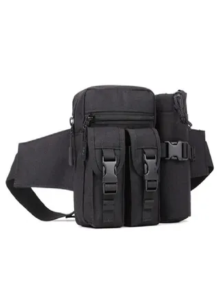 Military Tactical Waist Molle Travel Outdoor Camping Hiking EDC Nylon Hunting Bottle Tas Sports Bag 