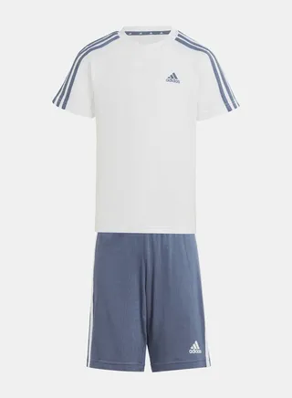 Essential 3 Striped T-shirt and Short Set 