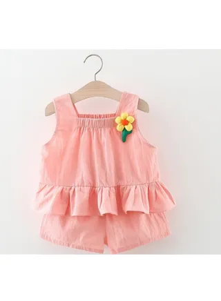 New Sleeveless Vest Two-Piece Set 