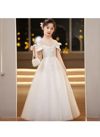 New Children's Long Mid Dress 