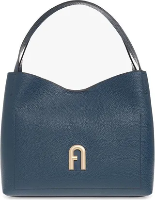 Furla Logo Plaque Large Shoulder Bag