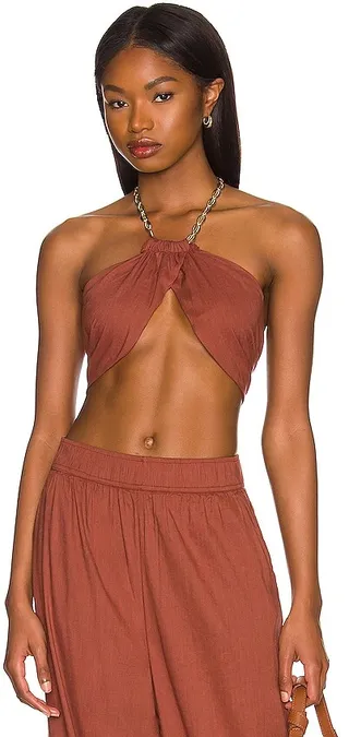 Bandana Wrap Halter Top