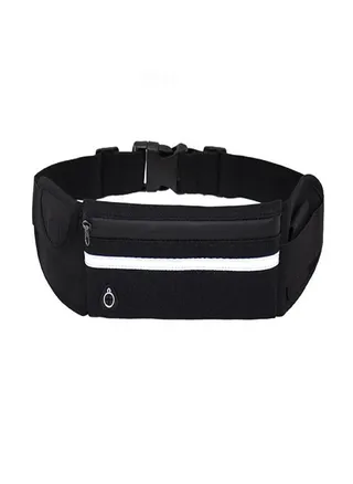 Unisex Running Waist Bag With Bottle Holder Sports Travel Portable Gym Bags 
