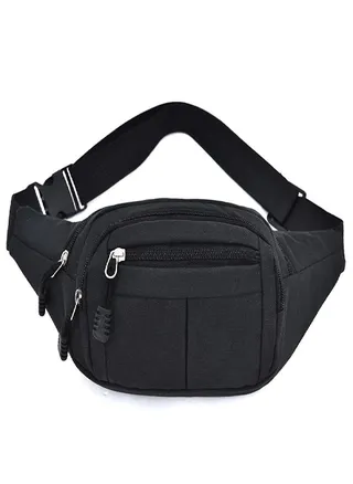 Joliann Mens And Womens Simple Leisure Oxford Sport Fitness Waist Packs 