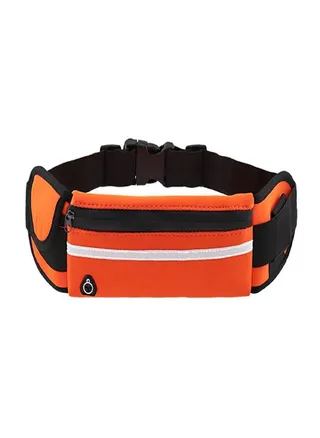 Unisex Running Waist Bag With Bottle Holder Sports Travel Portable Gym Bags 