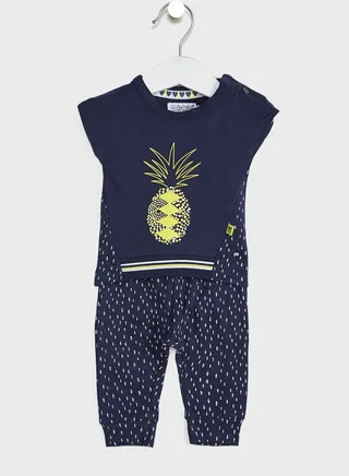 Infant Graphic Top + Trousers Set 