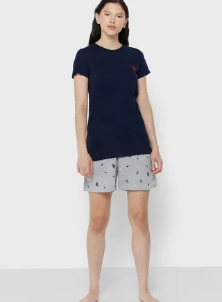 Logo T-Shirt & Shorts Set