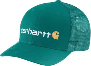 Carhartt Rugged Flex(r) Fitted Canvas Mesh Back Graphic Cap (Dragonfly) Caps