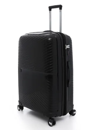 CROSSLAND Unbreakable Trolley Luggage Suitcases TSA Lock and Double Expandable Zipper Provide 25% Extra Space - Size 24 Inch 65 cm 