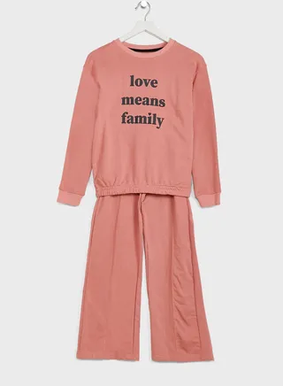 Sweatshirt And Joggers Set 