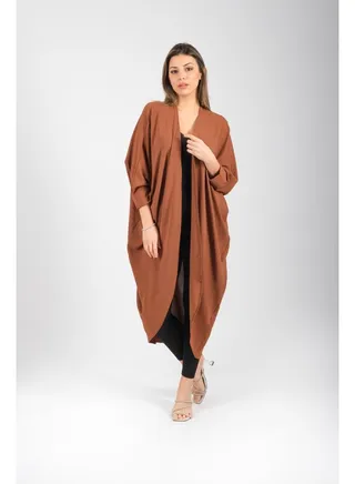 Women's Long Sleeve Open Front Cardigan - Free Size - 100282 